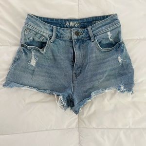 denim shorts